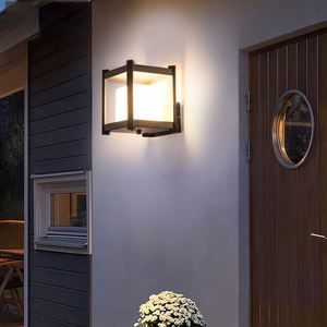Lámpara de pared al aire libre moderno minimalista de <span class=keywords><strong>la</strong></span> pared de <span class=keywords><strong>la</strong></span> lámpara impermeable Luz de jardín corredor pasillo balcón colgante terraza al aire libre - Product Image 3
