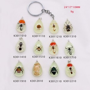 실제 전갈 에폭시 레진 물방울 야광 열쇠고리 - Product Image 6