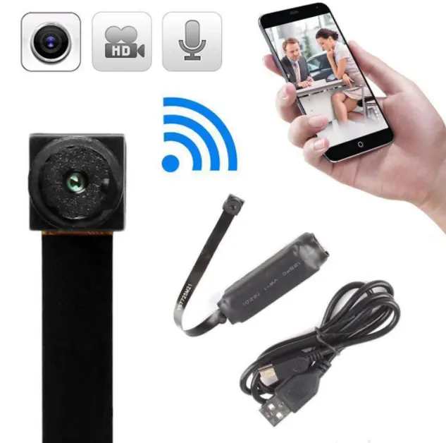 Mới Nhất Mini Hidden Camera Wifi, Nhỏ Ẩn Máy Ảnh, WIFI Camera Bí Mật