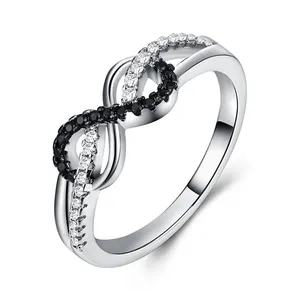 CAOSHI Exquisite Ewigkeit Ehering Verlobung ringe Frauen Silber Schmuck 925 Ring