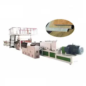 STONE PLASTIC COMPOSITE FLOORING SPC FLOOR PVC VINYL PANEL BOARD TILE EXTRUSION PRODUCTION MAKING MACHINE LINE