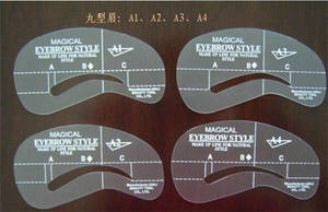 Pochoir magique pour le maquillage des sourcils, pour les yeux, 1 pièce, modèle de <span class=keywords><strong>dessin</strong></span> - Product Image 3