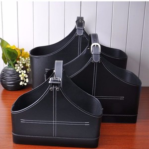 New High Quality Design Low Price Wholesale PU Leather Mother's Day Gift <strong>Basket</strong> <strong>Hamper</strong> Storage <strong>Basket</strong> <strong>for</strong> Gift Packing - Product Image 3