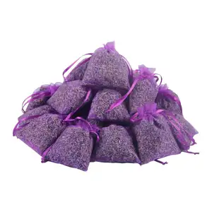 Saquinhos secos de lavanda, saquinhos aromáticos para venda de flores secas de lavanda