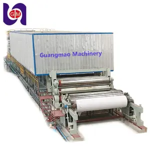 Wood pulp produce a4 copy paper machine, notebook exercise book paper making production line