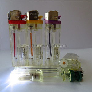 Thuốc Lá Nhựa Trong Suốt Đầy Lửa Nhẹ Hơn Với Đèn <span class=keywords><strong>Led</strong></span> - Product Image 1