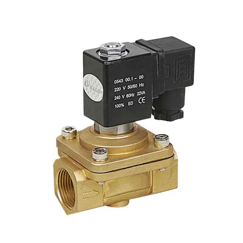 ปูชุดทองเหลืองvalve, solenoidวิธีที่2/24โวลต์ไฟฟ้าvalve, solenoidน้ำที่เหนือกว่า