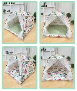 Fashion detachable Tent Bed for Pets washable dog bed