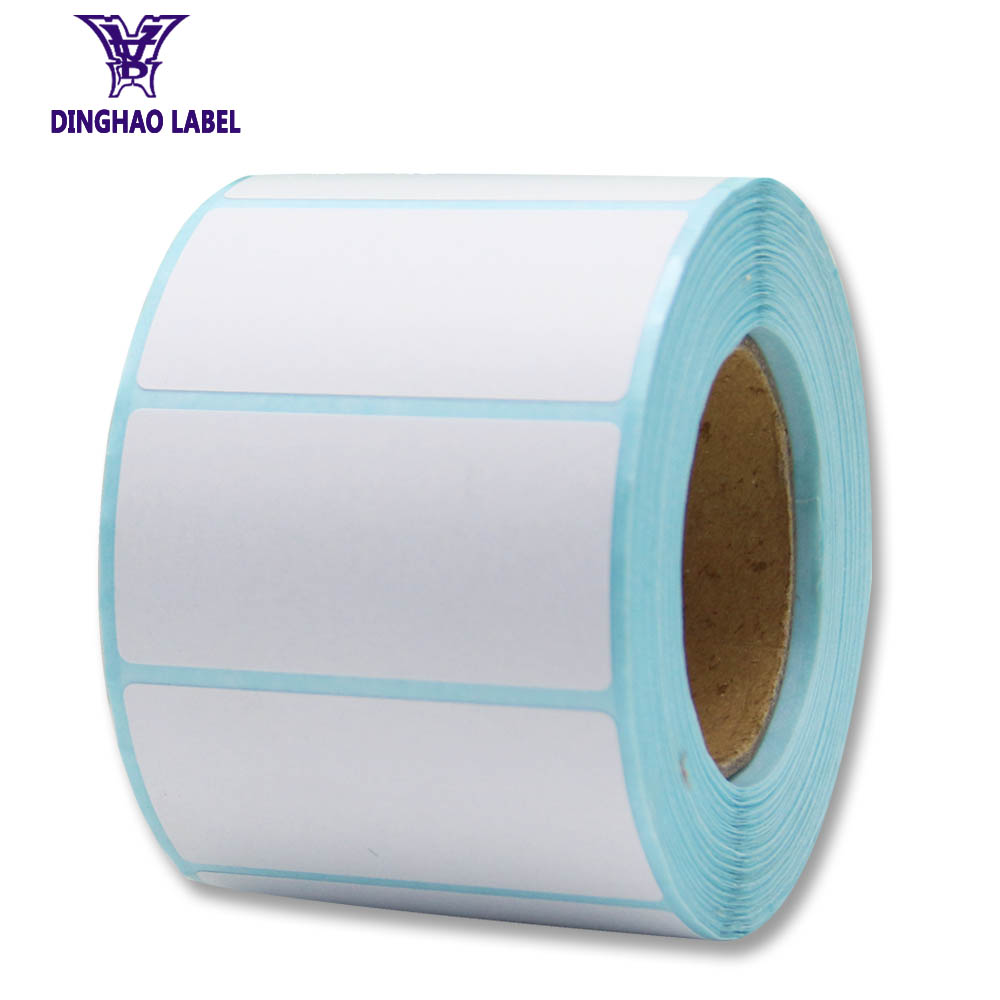 Пустой тепловой бумага для печати стикер рулон