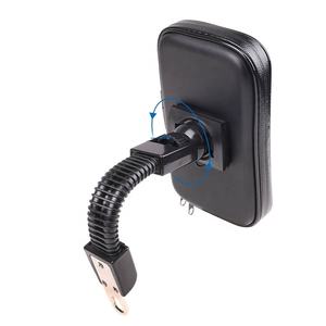 Supporto per <span class=keywords><strong>Cellulare</strong></span> da Moto con Rotazione a 360°, Accessori per Telefono con Borsa Impermeabile, Modello 2019 - Product Image 3
