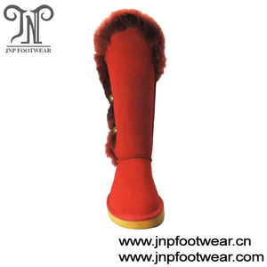 Nouvelle Arrivée en peau de <span class=keywords><strong>mouton</strong></span> pied tampons bottes fourrées en peau de <span class=keywords><strong>mouton</strong></span> femmes de haute qualité - Product Image 2