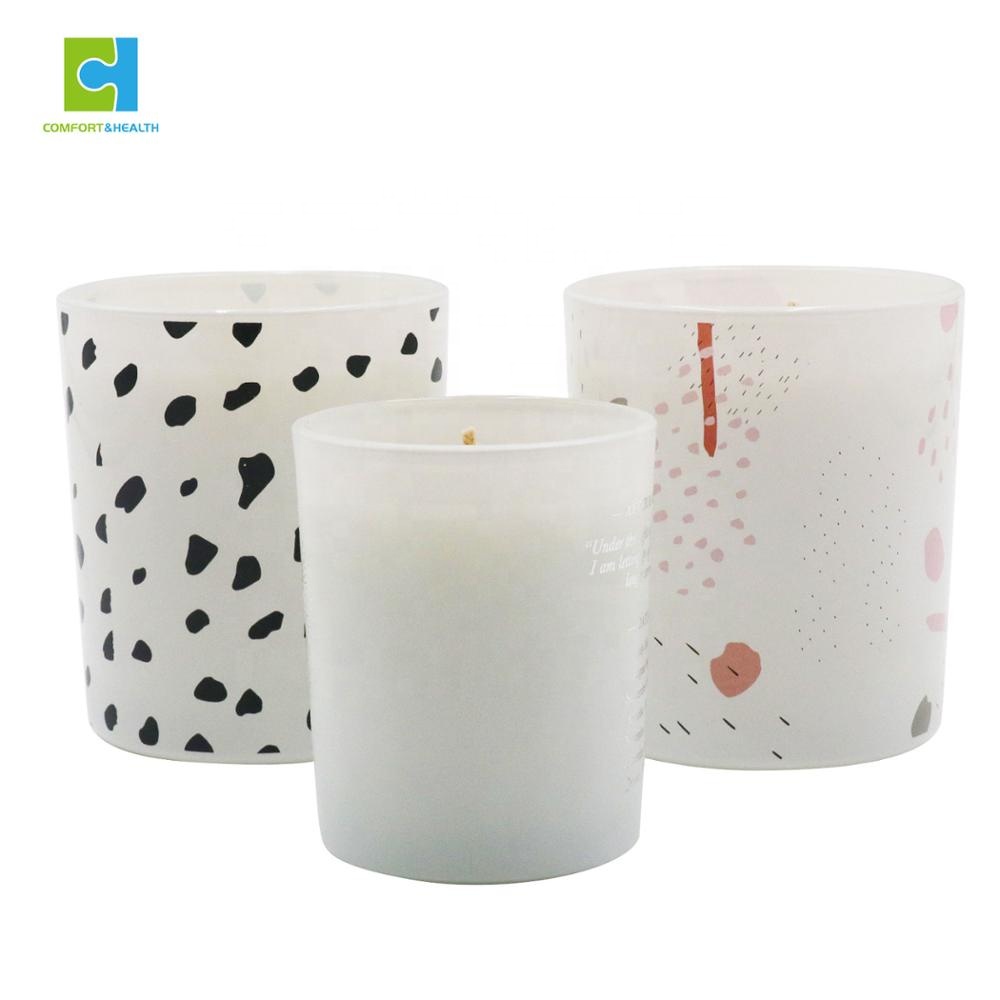 Домашняя декоративная Роскошная Ароматизированная кристаллическая Ароматизированная соевая Свеча для ароматерапии