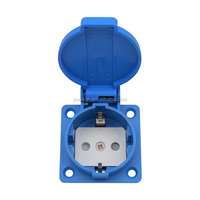Yuadon IP44 עמיד למים חיצוני אירופאי גן שקע גרמניה לשקע חשמל
