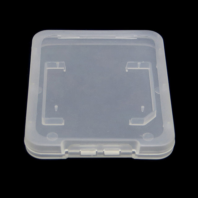 Transparent Standard SD Memory Card Case Holder Box Storage Boxes for SD Card