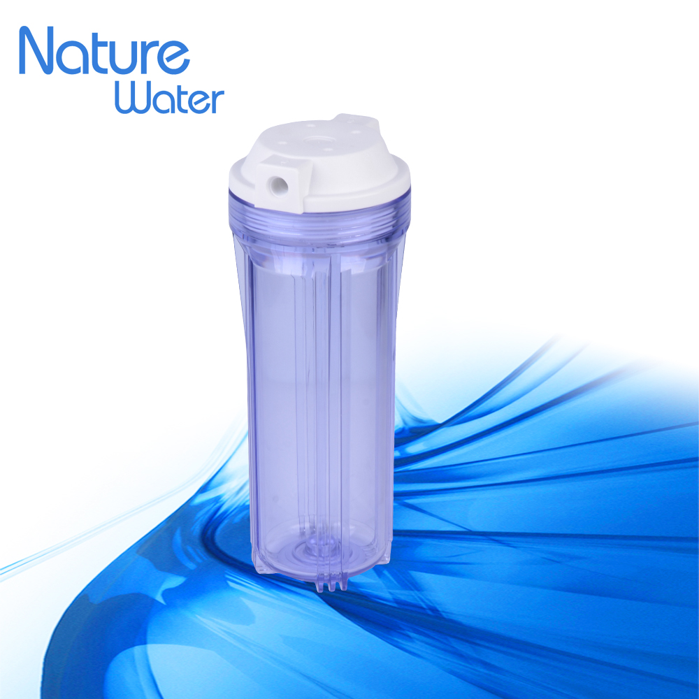 10 дюймов прозрачный цвет одно-хомут с круглым воротником для мальчиков и девочек корпус для воды с фильтром для сварочный аппарат или фильтровальное оборудование для водоочистки