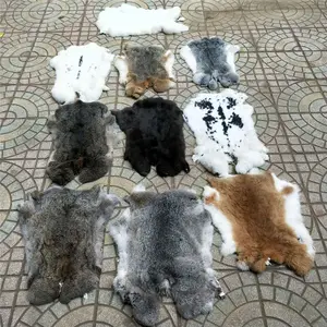 ALICEFUR Wholesale Supply Top Quality Big Size Thick Rabbit Pelt Natural Rabbit Skins With Competitive Price