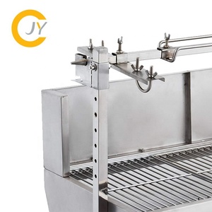 Long Roaster Pig Lamb BBQ Spit <strong>Rotisserie</strong> <strong>Grill</strong> With Backcover - Product Image 4