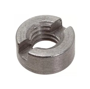 DIN 546 M1-M20 in acciaio inox e di zinco placcato in acciaio scanalato dado rotondo