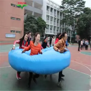 Juegos de equipo inflables, juego inflable para deporte, equipo inflable deporte sistema de juego interactivo para aumentar el espíritu del equipo