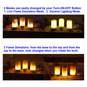 Christmas Decorations LED <strong>Burning</strong> <strong>Light</strong> Flicker LED Flame <strong>Light</strong> <strong>Bulb</strong> - Product Image 4