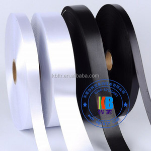 Woven Textile Polyester <strong>Label</strong> Textile Blank White Silk Printing Satin Ribbon Wash Care <strong>Label</strong> - Product Image 6
