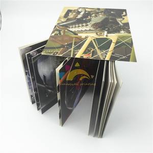 แผ่นฟิล์มบางเคลือบสีเต็มรูปแบบกำหนดได้เองพิมพ์โปรโมชั่นหนังสือคูปองพร้อมสายเจาะ - Product Image 3