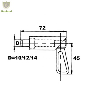 GL-14126 hàn trên Slam hành động chốt mùa xuân nạp bắn bu lông - Product Image 4