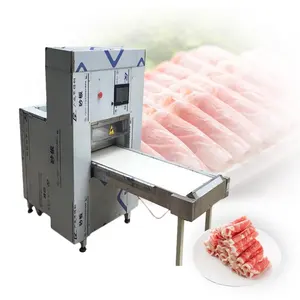 Otomatis Listrik Frozen Meat Slicer Mesin Pemotong Daging Mesin Bread Slicer Mesin Pengiris