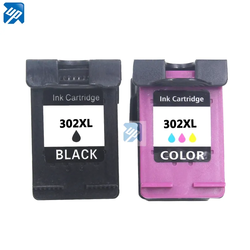 Arriba de cartucho de tinta Compatible para hp302 302XL para DeskJet serie 1110 de 2130 de 4520 NS45 Officejet 3630, 3830, 4650, 3833