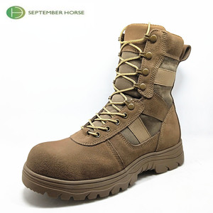 Stivali impermeabili antiscivolo in pelle scamosciata del deserto di sicurezza <span class=keywords><strong>marrone</strong></span> - Product Image 1