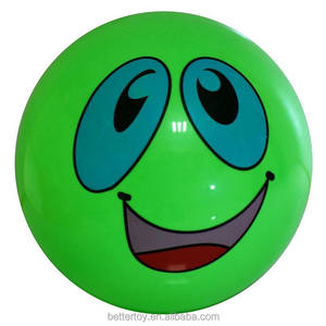 Bola de juguete inflable de PVC con cara de dibujos animados promocional de 9 pulgadas, nuevo artículo de regalo de plástico para que jueguen los estudiantes - Product Image 1