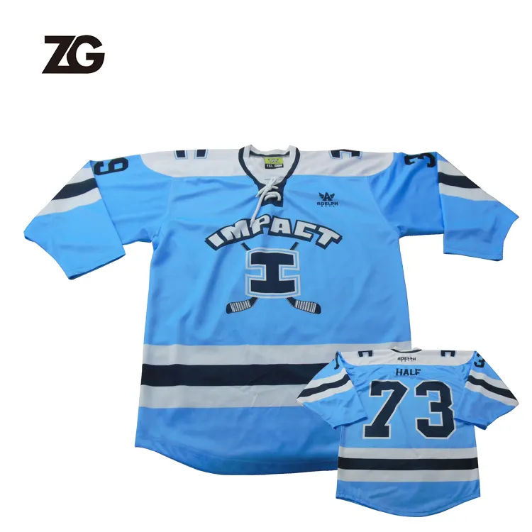 Nouveau personnalisé sublimation maillot de hockey sur glace