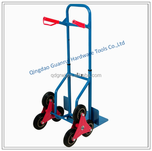 Chariot d'escalade pliable pour escaliers en acier, chariot robuste avec roues, charge de 100Kg, livraison gratuite