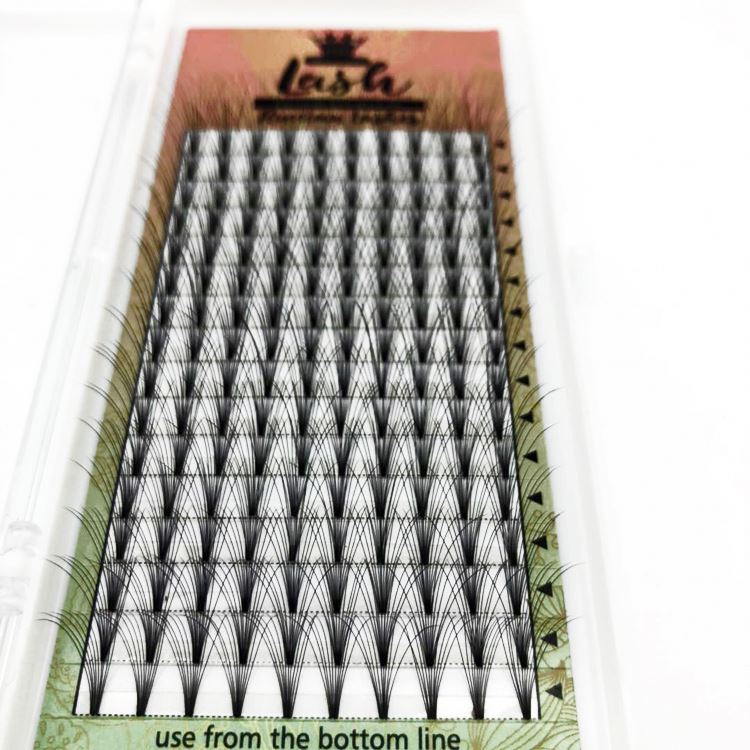 Готовые вееры, русские классические и объемные ресницы для наращивания