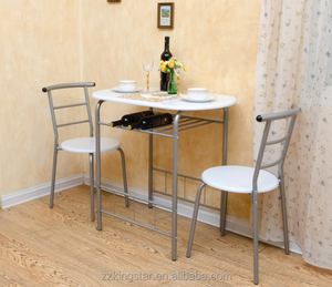 Service de Table petit déjeuner et 2 toaks, ensemble de Table à manger en métal - Product Image 2