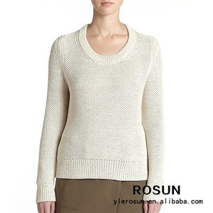 rotondo femmina maglione collo lungo pullover manica - Product Image 1