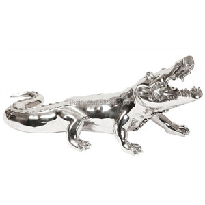 Escultura de perro hecha a mano personalizada en estilo de dibujos animados resina de arte decorativo duradero para el hogar y la Oficina galvanizada - Product Image 6