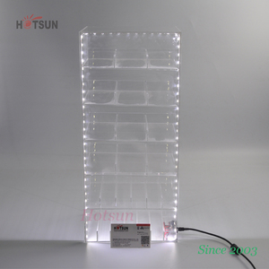 Countertop LED Hiển Thị <span class=keywords><strong>Acrylic</strong></span> Đứng cho Điện Thoại Di Động Phụ Kiện Hiển Thị Rack với Cắm - Product Image 2