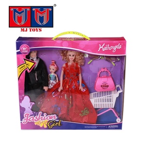 Interesting Plastic <strong>Play</strong> Set Simulation <strong>Doll</strong> with Colorful Dress Girl Toy <strong>Dolls</strong> - Product Image 6