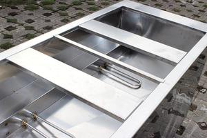 الفولاذ المقاوم للصدأ الكهربائية 8 المعكرونة حلة طهي المكرونة أعلى مع باين ماري - Product Image 3