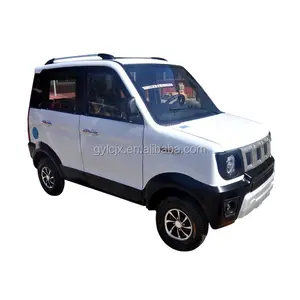 Cheap Fashion Four Wheel Smart Electric Car / Closed Body Electric Vehicle with Passenger Seats for Sale AM554