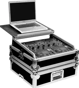 Glide style 19 “DJ Mixer Case with laptop shelf