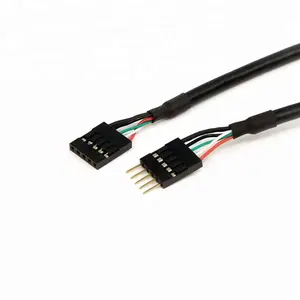 Factory Internal 5 Pin USB IDC Motherboard Header Male to Female Extension Cable