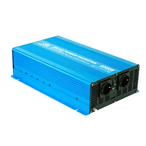 Alman yapımı inverter 24 v 220 v 4000w 4kw saf sinüs dalga ev aletleri için güç inverteri tepe 8000 watt