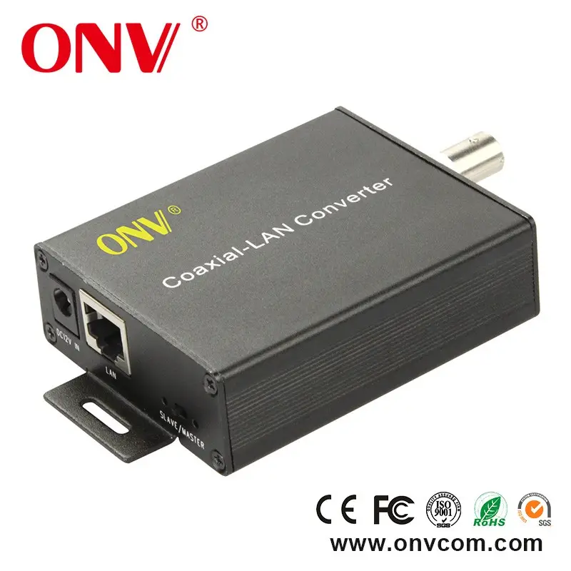 EoC Ethernet naar Coax Converter Gebruikt voor Toegang Internet Data om CATV Netwerk via Coax Kabel BNC 485 Coaxiale om Rj45