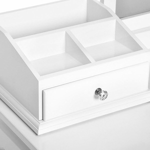 Precio de fábrica Muebles de dormitorio Tocador Escritorio con espejo y cajones maquillaje vani para maquillaje - Product Image 4