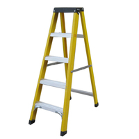 Échelle télescopique pliable Yanyang Xbd-28 EN131 type A, échelles d'extension industrielles en aluminium et fibre de verre pour usine