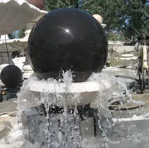 Rollende Wasser brunnen kugeln/schwimmende Kugel Wasser fontänen Stein