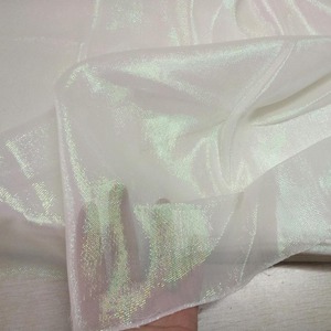 Tissu en mousseline de soie Lurex 100% or et argent Tissu en soie Lurex de luxe avec éclat éblouissant - Product Image 6