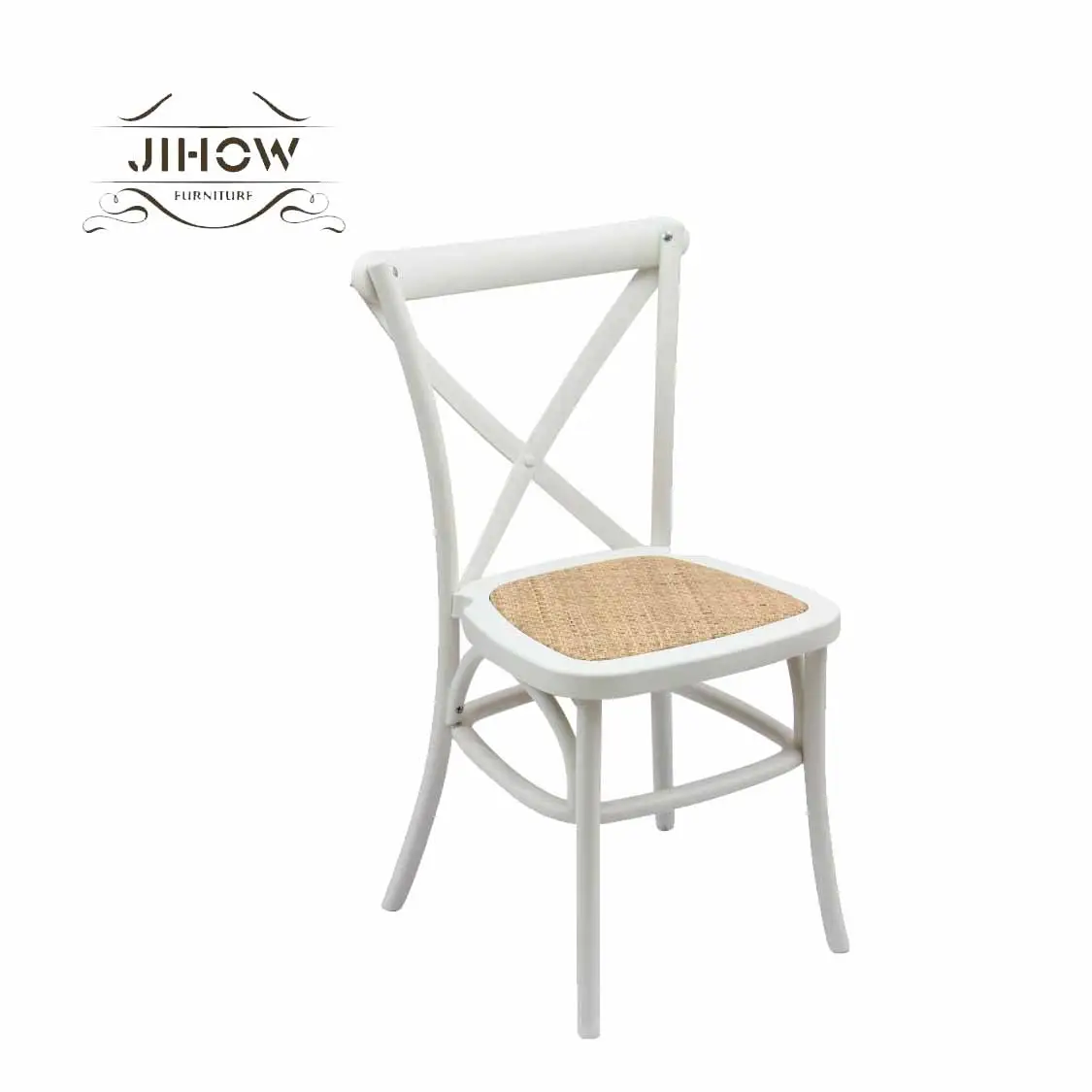 Factory Direct Stackable Restaurant Chairs for Sale used Cross Back Dining Chair Wholesale Price